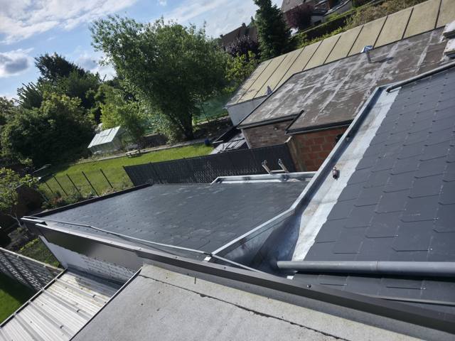 Toiture de Remise en Ardoises — chantier Meti Toiture