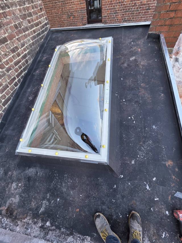 Plateforme en EPDM — chantier Meti Toiture